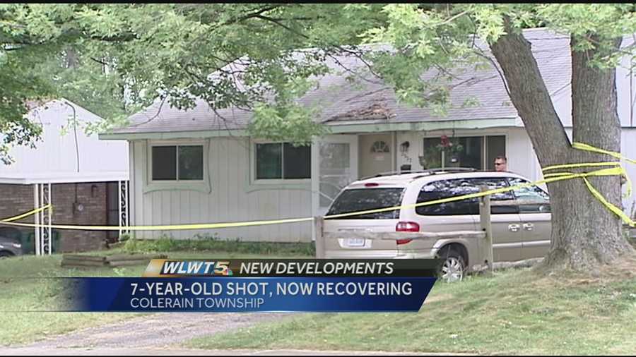 Police are investigating after a 7-year-old was shot in the back by his brother in Colerain Township.
