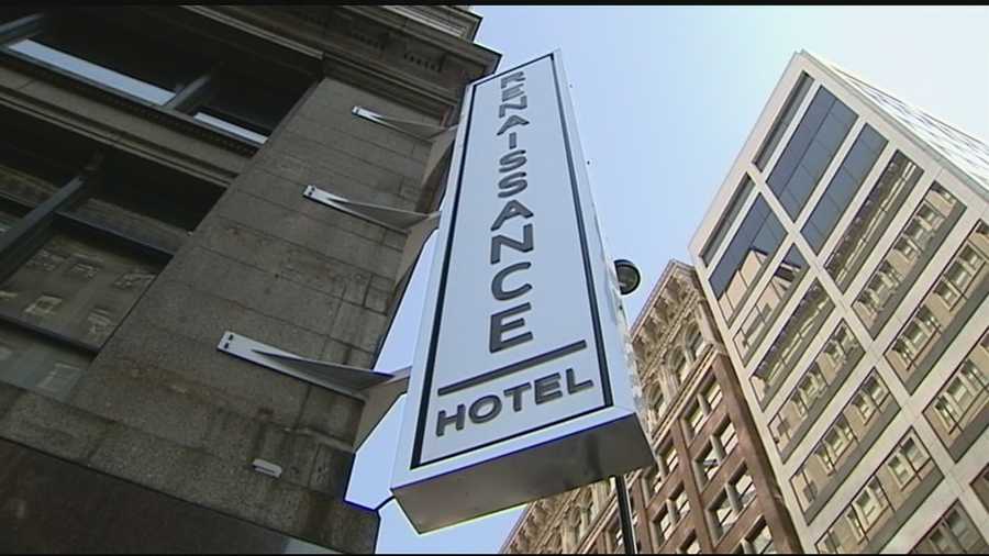 Downtown Cincinnati's newest hotel is celebrating its grand opening Tuesday, even though it's actually been open for a couple of months.
