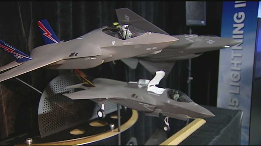 The F-35 is a single pilot fighter jet with the latest stealth technology, making it more difficult for enemies to pickup on radar. The fifth-generation fighter jet will replace current fighter jets, many of which date from the 70s and 80s.
