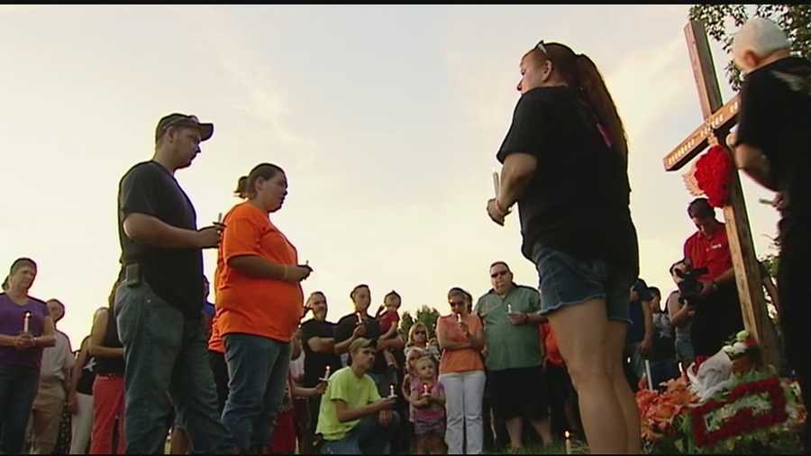 Stykes’ parents held the vigil at the place where she died on State Route 68 between Gooselick and Laycock roads.
