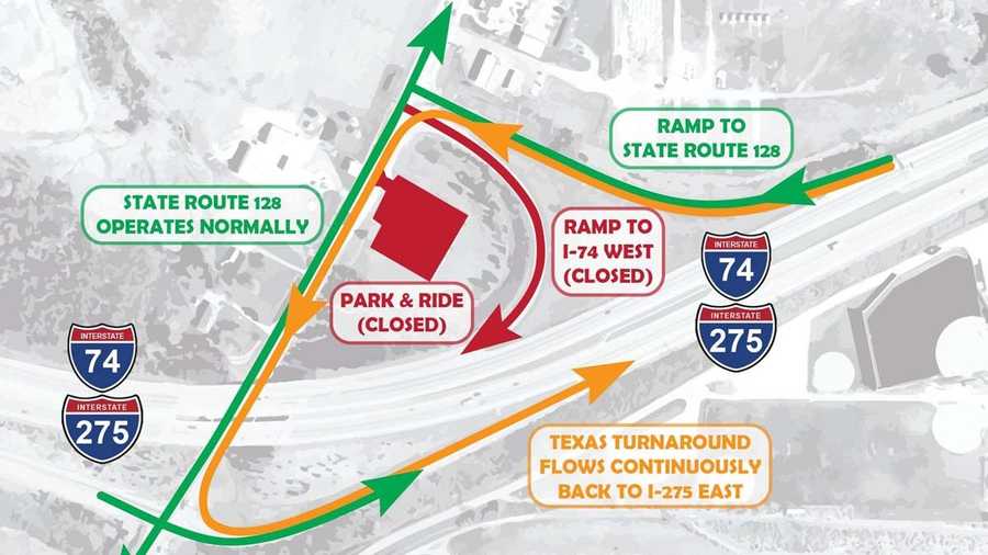 Texas Turnaround traffic map