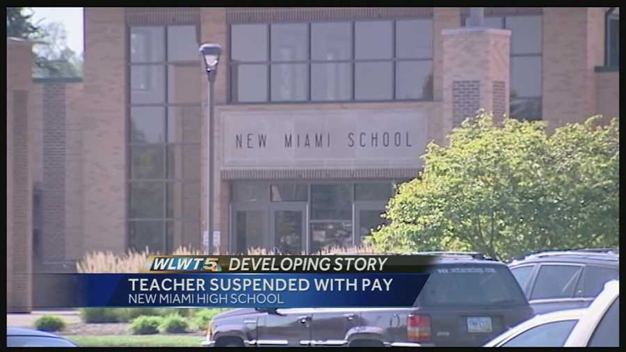 A New Miami teacher is on administrative leave after an unspecified incident. Superintendent Patty Blake said a teacher was put on leave after three staff members and a community member approached the district Monday.