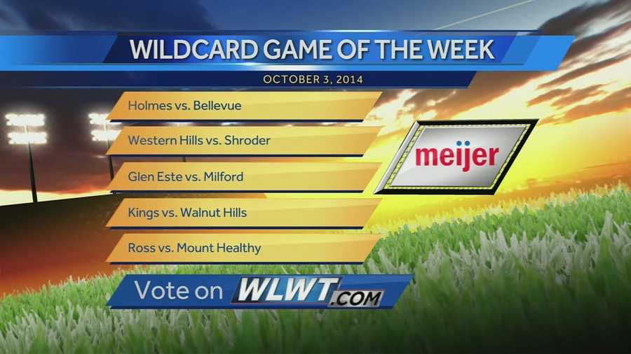 Meijer Wildcard Game of the Week for Sept. 26