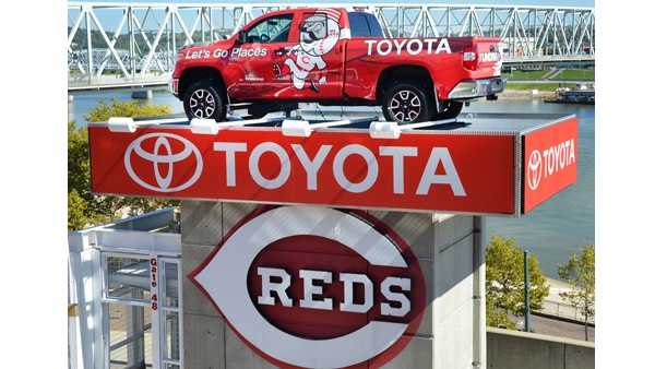 Close is good enough': Reds, Toyota Dealers to give away Tundra