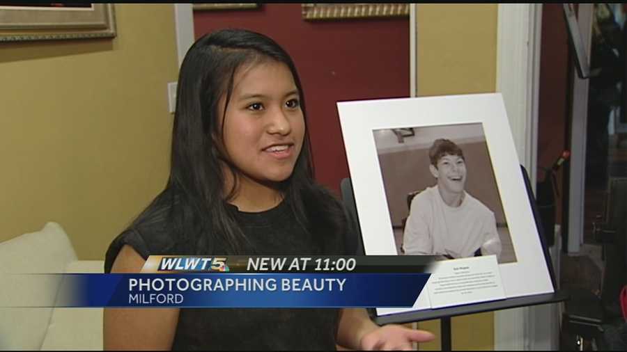 Milford High School students are learning life lessons through an art class. MHS freshman Erika House said she was inspired by award winning photographer Rick Guidotti who spoke at her school months ago. His photos capture people’s true character instead of focusing on their disabilities.