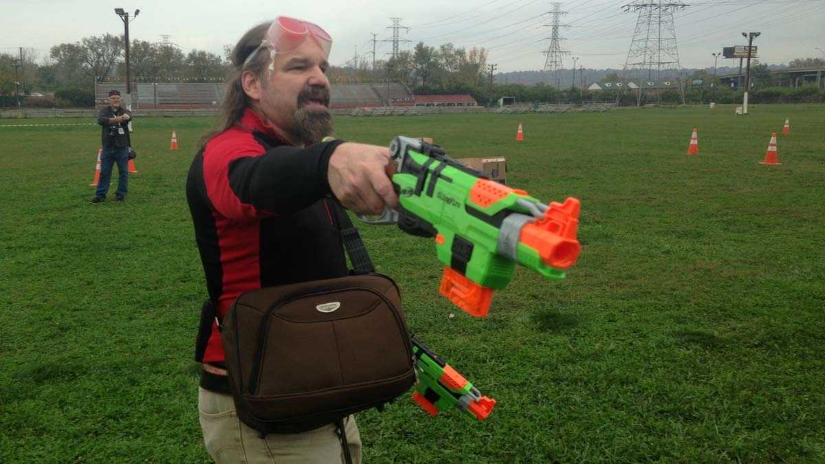 Photos World Record Nerf Fight Attempt In Cincinnati