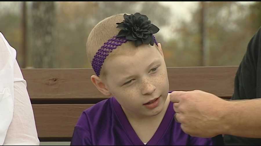 Glen Este Trojans defensive coach Sean Hogan's daughter Kayleigh was diagnosed with stage one medulloblastoma in April.