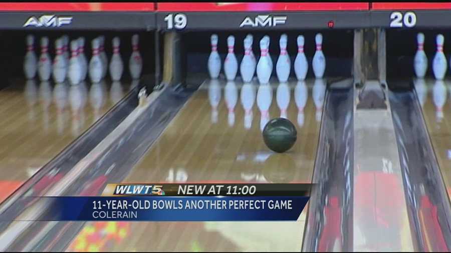 For the second time in less than a year, Nolan Blessing bowled a perfect game at Northwest Lanes in Colerain Township.