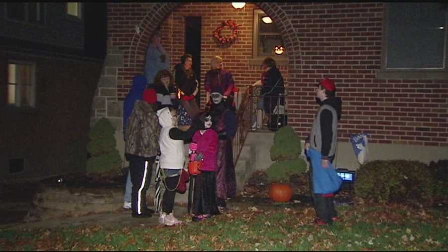 Parents took the weather into consideration and bundled up their children in layers or found some warmer costumes.
