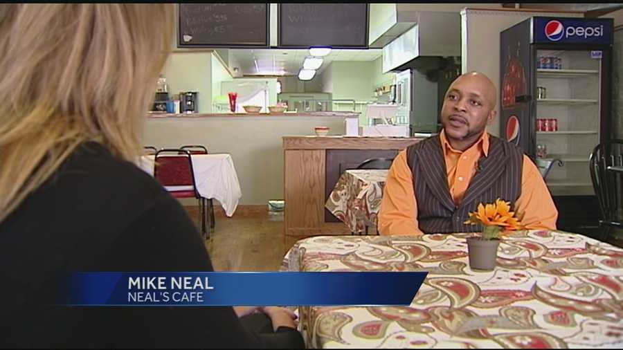 With just $10 in his pocket, Mike Neal decided to buy some ribs. Standing along East Avenue in Hamilton, Neal went to work.