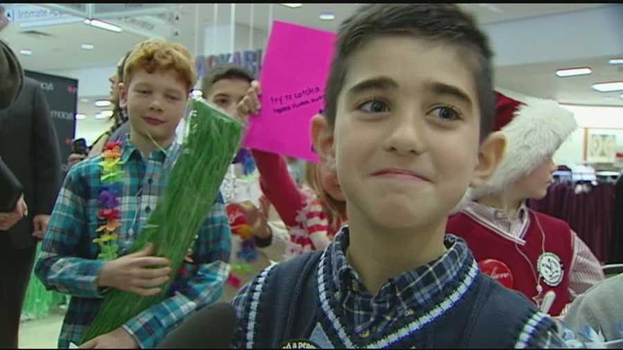 On Friday,7-year-old Evan Perricelli was a celebrity. He received everything from a limo ride with his family, to paparazzi, even a game show with WLWT News 5's Mike Dardis and Sheree Paolello.