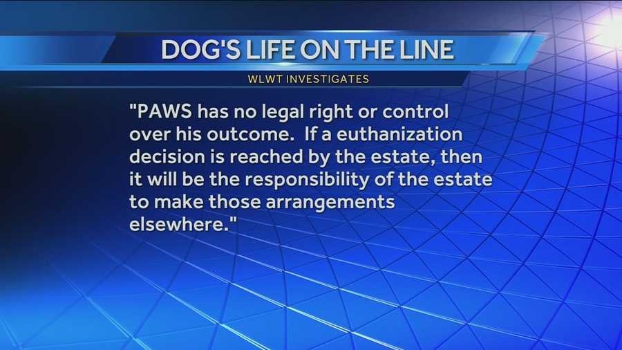 The fate of a German shepherd in Dearborn County, Indiana, is unclear following the recent death of his owner. WLWT News 5 investigative reporter Todd Dykes says the dog, named Bela, is at the center of a debate about the deceased woman’s last Will and Testament.
