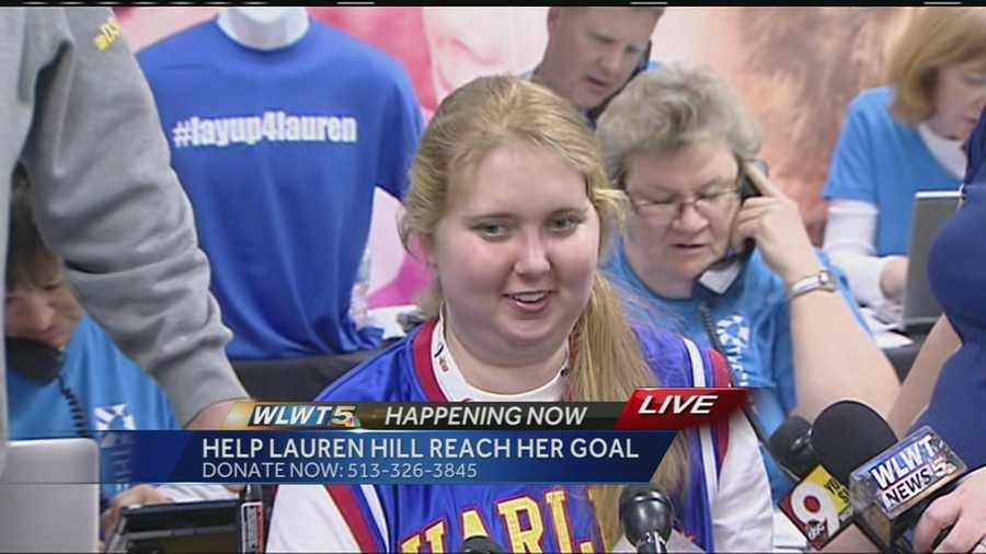 Lauren Hill achieved her goal Tuesday surpassing the $1 million mark shortly after 6 p.m. Organizers said an anonymous donation shortly after 6 p.m. of $116,000 pushed the total over the $1 million mark.