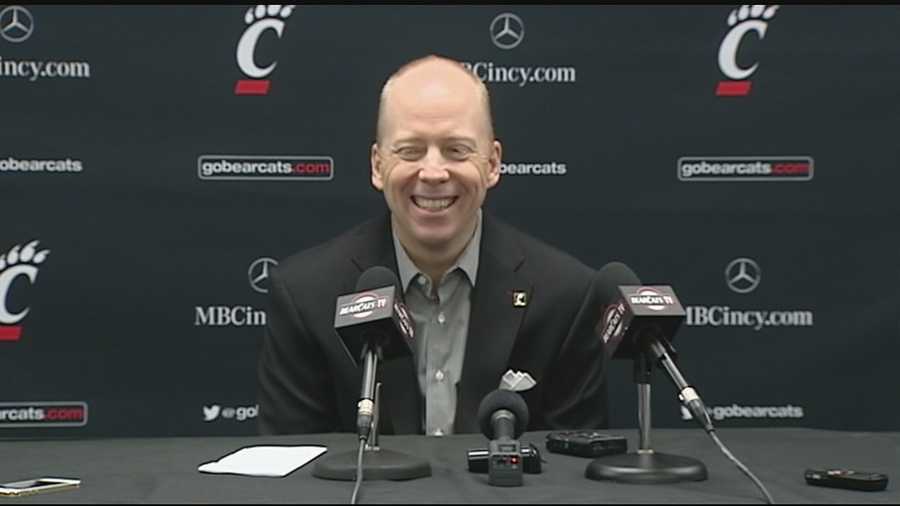 Mick Cronin, 43, has missed three games since the school said that during a routine checkup for headaches it was discovered Cronin has an unruptured aneurysm.