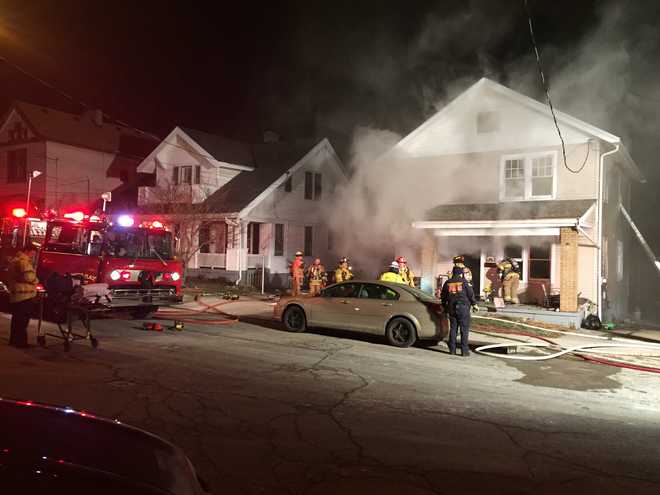 No injures reported as fire rips through St. Bernard home