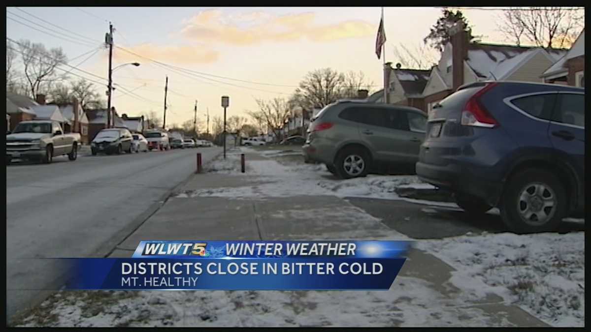 Bitterly cold weather causes problems for schools, elderly