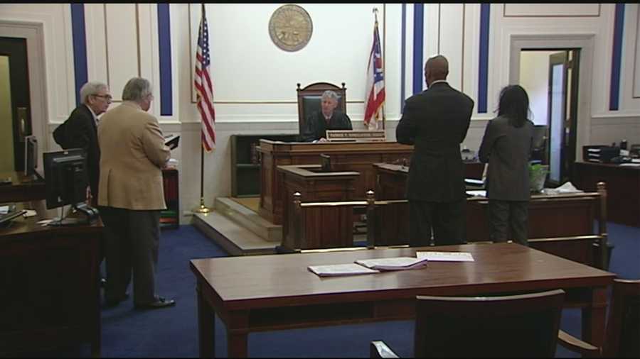 Hamilton County Juvenile Court Judge Tracie Hunter was in court Wednesday morning as special prosecutors begin a second trial against her.