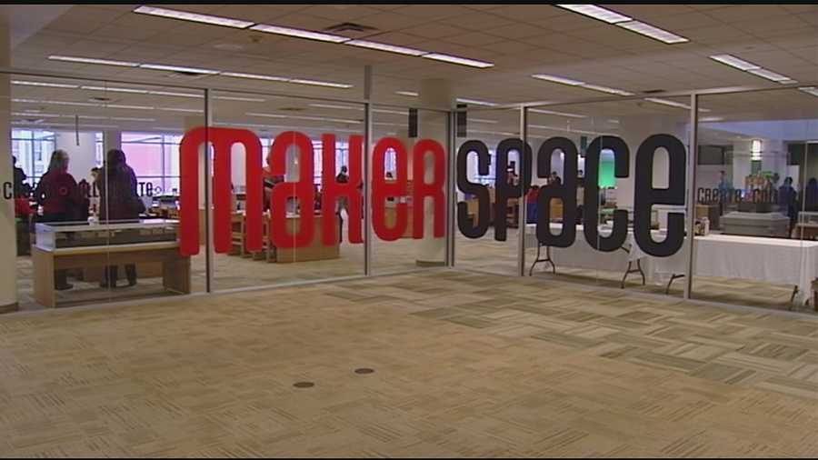 The brand new MakerSpace at the Public Library's central location offers everything from sewing, to creating 3D objects, to using a state-of-the-art audio booth and photography studio.