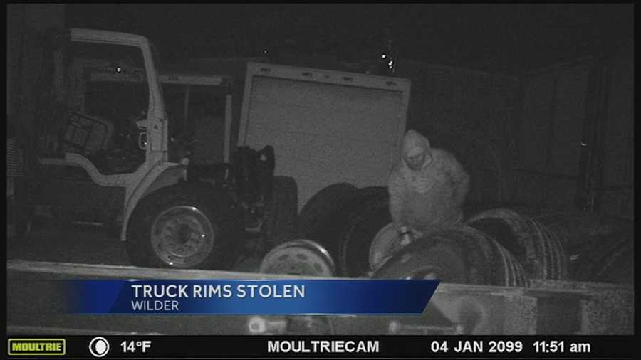 Semitruck rims worth thousands of dollars have been snatched from a trucking company in Wilder. Police have their wheels turning on finding those responsible of stealing about 40 truck rims from Bray Truck and Parts.