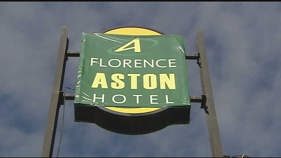 The wrap put over the face of the Super 8 sign doesn't entirely cover up the logo, or the past, of the troubled hotel on Dream Street in Florence, but a new manager is hoping to change the future.