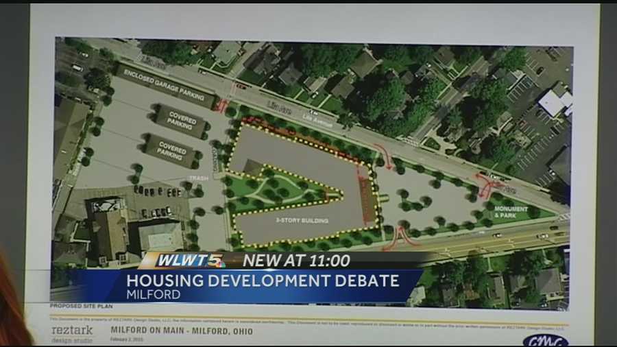 Hundreds of Milford residents attended a city council meeting Tuesday night to speak out against a proposed new apartment development.