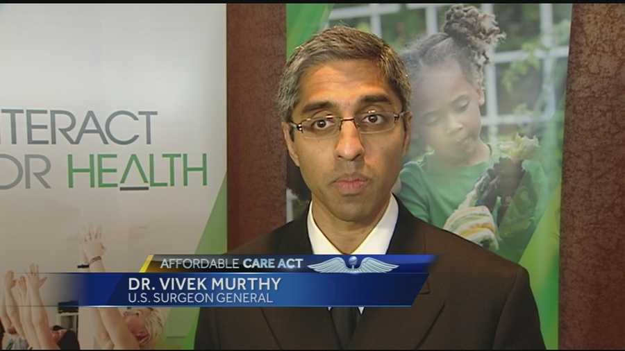 U.S. Surgeon General Vivek H. Murthy met with community, faith-based, business and health leaders at Interact For Health as part of his 20-city “listening tour."