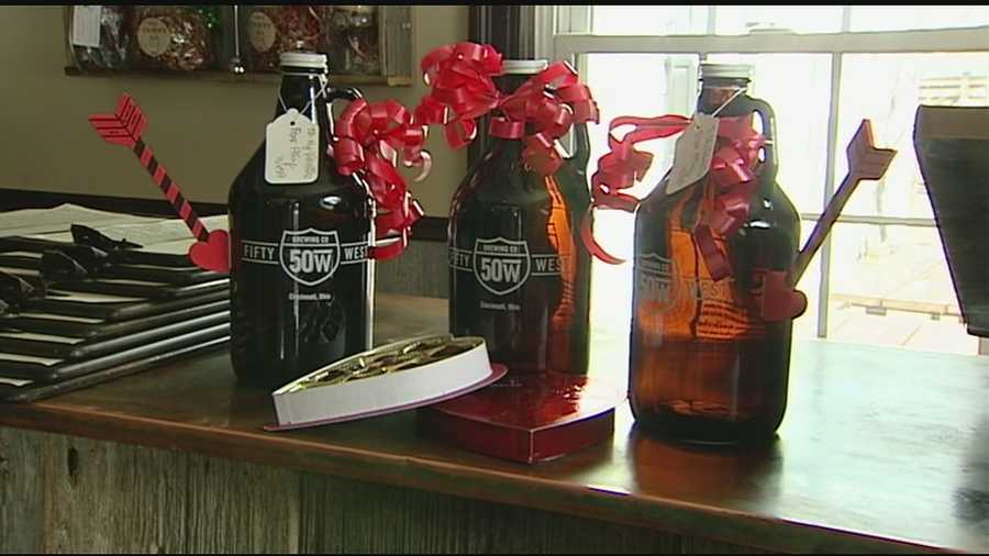 A growler is a bottle filled directly from the tap and holds about six beers. This year, you can get one delivered right to your loved one’s door for Valentine’s Day.