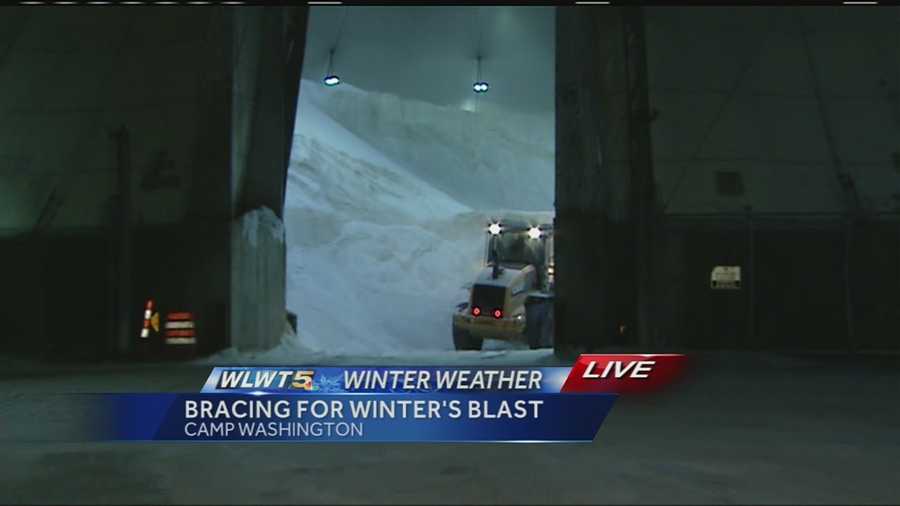 Not only is it freezing cold, but crews have already started preparing for the snow.