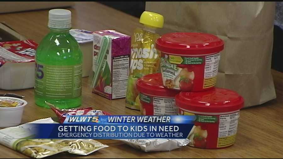 Thousands of students across Greater Cincinnati often don't get three meals a day when districts cancel classes due to weather.