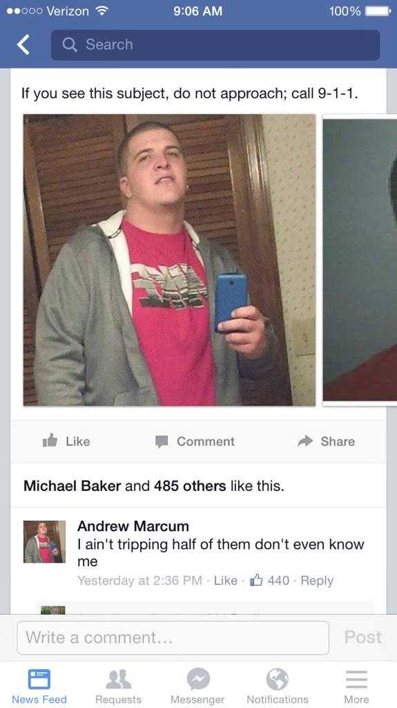 Wanted man comments on Butler Co. Sheriff's Office Facebook post about him
