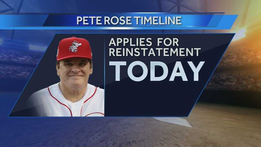 Pete Rose has submitted a new request to be reinstated to baseball.
