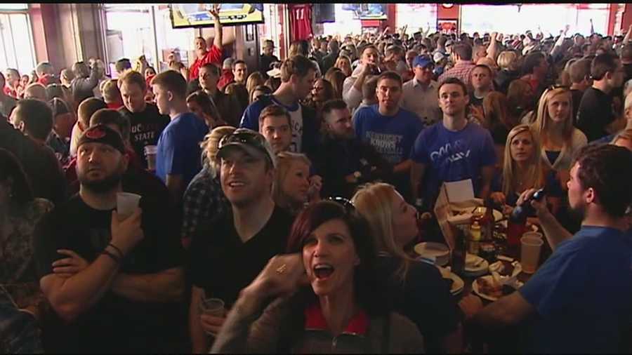 From upsets to uproars, thousands of fans came out in droves Saturday to cheer their team on in the NCAA tournament. The Banks was packed Saturday as fans filled bars like The Holy Grail to cheer on the Bearcats, Wildcats, Buckeyes and Musketeers.