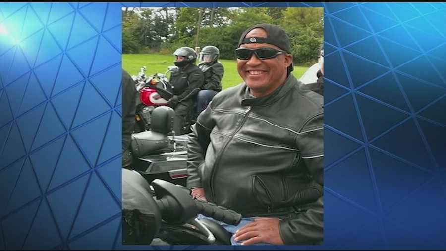 George Brooks, 63, was killed when his motorcycle collided with a car during a funeral procession Saturday at Liberty and Lockhurst streets.