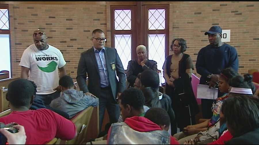 Faith leaders offered prayers to friends of a 17-year-old girl gunned down in Walnut Hills on Saturday night. The prayer service was held at Metropolitan CME Church on Melrose Avenue.