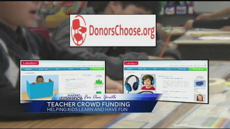 A website that some have called Kickstarter for teachers has gotten the attention of more than 1 million people, and with their help learning has become more fun for millions of children.