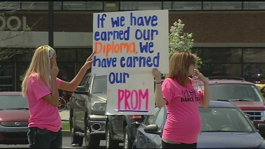 Students who have more than four unexcused absences can't go to the senior prom.