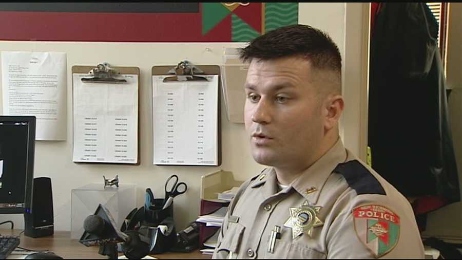 Officer Jesse Kidder has only been on the New Richmond police force for a year, but he did two tours of duty in Iraq as a Marine and he's a Purple Heart recipient.