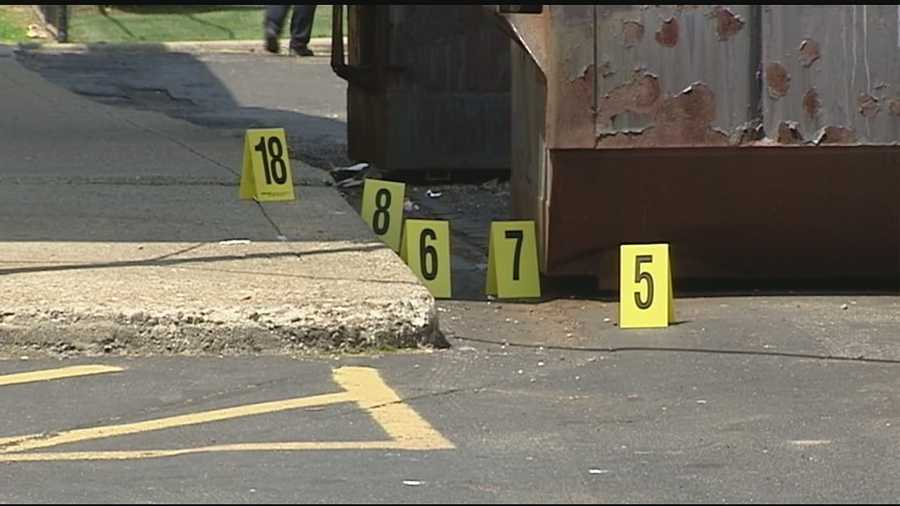 Two separate shootings unfolded not much more than 100 yards and less than hour apart along Linn Street on Wednesday.