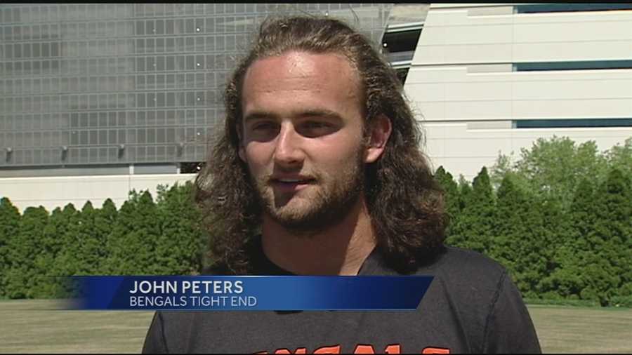 Tight end John Peters graduated from Lakota West High School and Mount Saint Joseph University and is now playing for the Cincinnati Bengals.