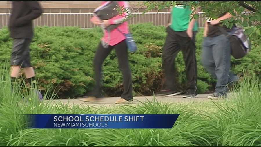 The last day of the week was a test of a new school schedule that will go into effect next year.