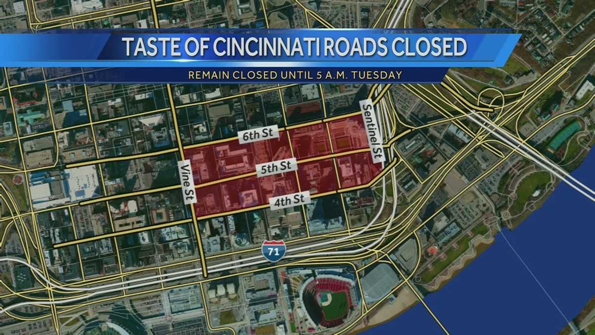 Taste of Cincinnati 2015 road closures