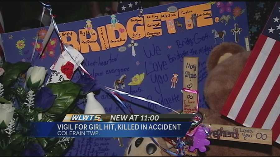 Along a stretch of Pippen Road in Colerain Township Monday sits a red rose, a teddy bear and a bouquet of balloons. They’re items that Bridgette Shepherd’s family and friends say the 12-year-old loved, and now they now mark the spot where she was struck and killed by a car on Sunday afternoon.