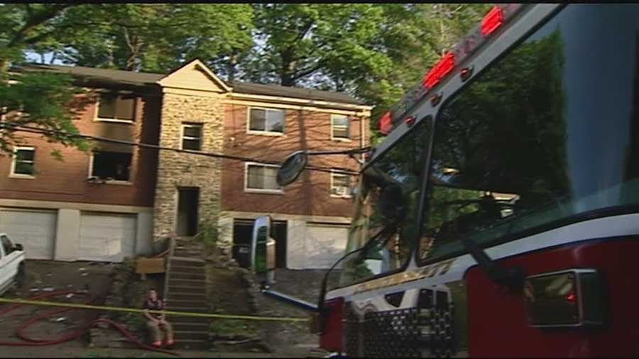 A woman was critically hurt in an apartment fire early Wednesday. Crews were called to the 3100 block of Gobel Avenue shortly after 6:30 a.m. A passerby notified the people in the building about the fire, and all but one escaped without harm, authorities said.