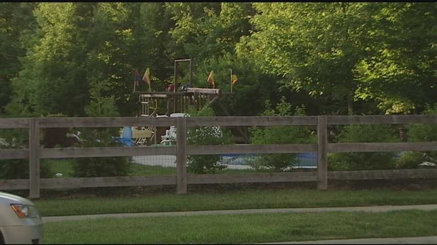 A 21-month-old Clermont County girl was flown to Children's Hospital Thursday night after her father pulled her from the bottom of the family's backyard pool, according to officials.