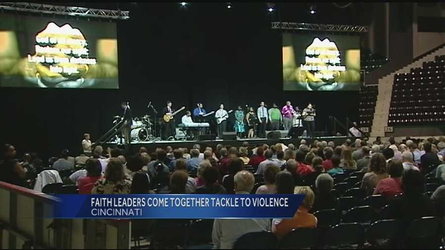 Leaders across different faiths joined together to fight back against violence, poverty, social injustice and hunger in the Queen City.