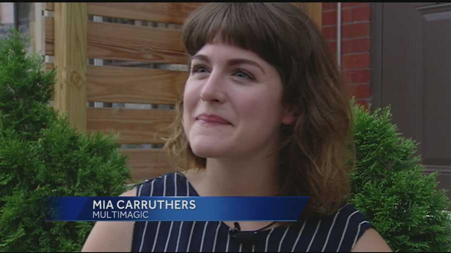 WLWT News 5's Jackie Congedo caught up with Mia Carruthers outside her favorite Over-the-Rhine eatery, just a few blocks from SCPA, where she went to high school. Friday at 3 p.m. the singer and bassist will take the main stage at one of Cincinnati's premiere music festivals.
