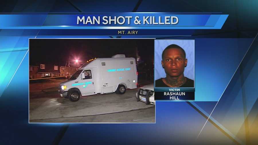 A man was found dead after a shooting in Mt. Airy late Sunday.