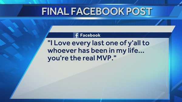 Post on Hummons facebook page.jpg The above was the final post on Hummons' Facebook page the morning of the shootout.