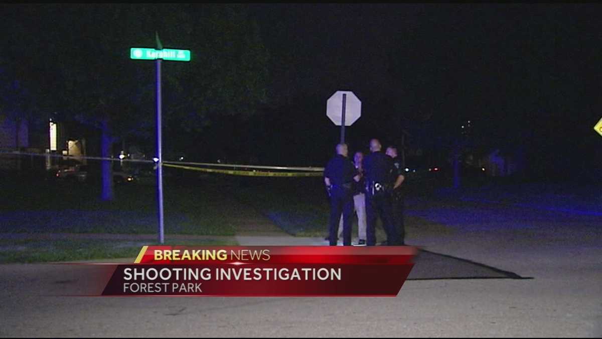 2 men injured in overnight shooting in Forest Park