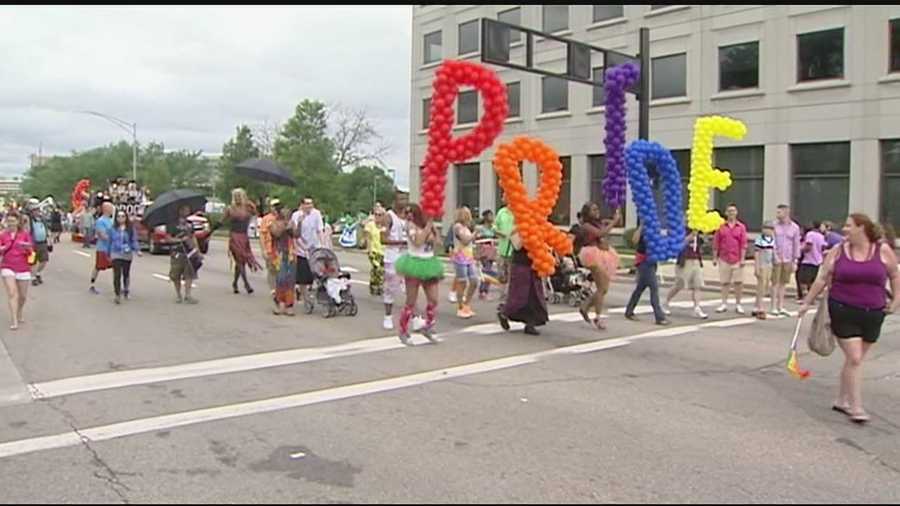 Thousands took to the streets Saturday to celebrate Pride Cincinnati.